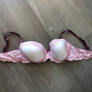 Purple Lace Demi Pushup Bra-36D Victoria's Secret